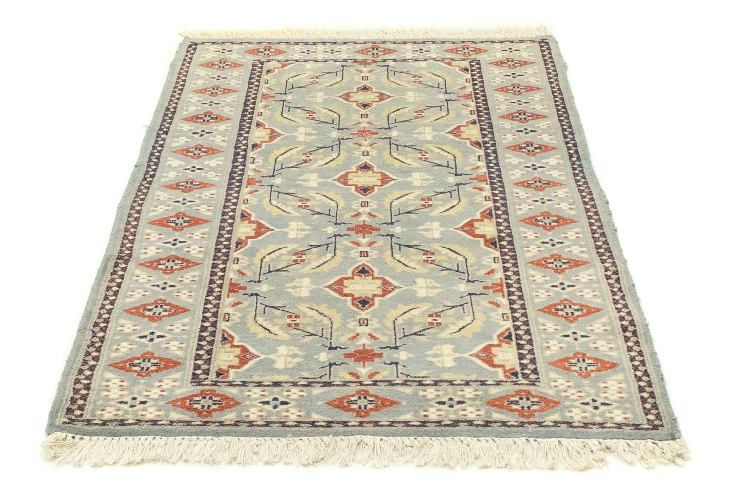 Pakistan Tæppe - 153 x 90 cm - grå