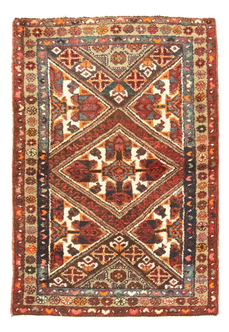 Persisk tæppe - Nomadisk - 144 x 98 cm - rød