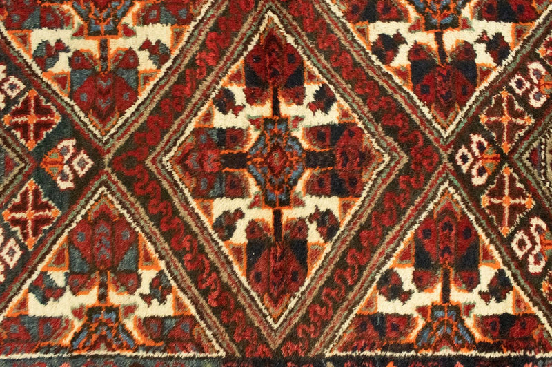 Persisk tæppe - Nomadisk - 144 x 98 cm - rød