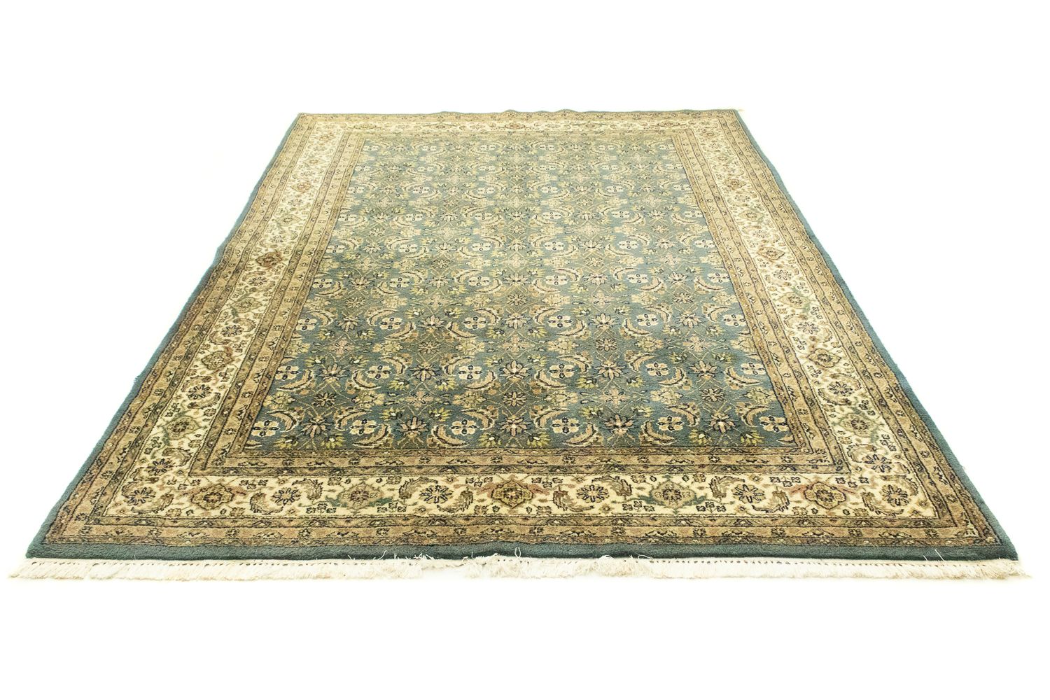 Orientalsk tæppe - 263 x 195 cm - grøn
