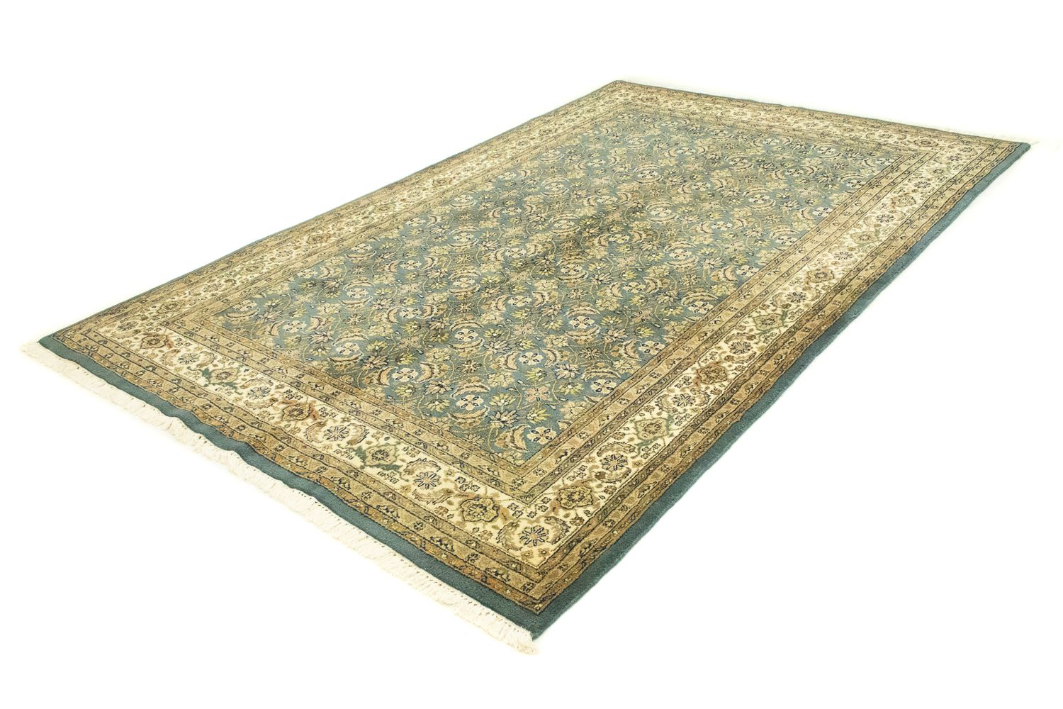 Orientalsk tæppe - 263 x 195 cm - grøn