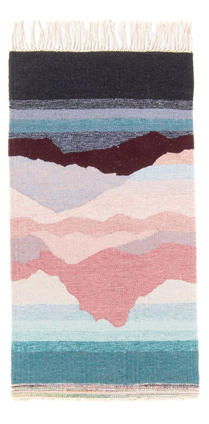 Kelim-tæppe - Trendy - 105 x 60 cm - flerfarvet