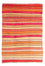 Kelim-tæppe - gammelt - 200 x 135 cm - flerfarvet