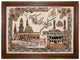 Billede tæppe 101x81cm - Orientalsk tæppe