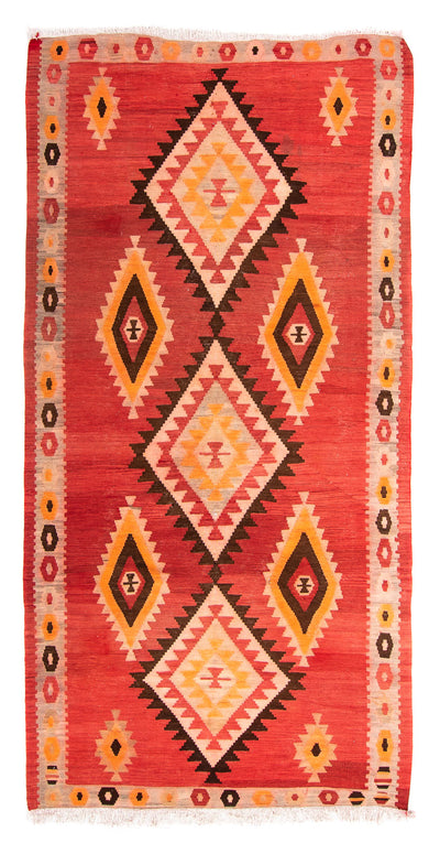 Antikt kilim Tæppe 142x283cm