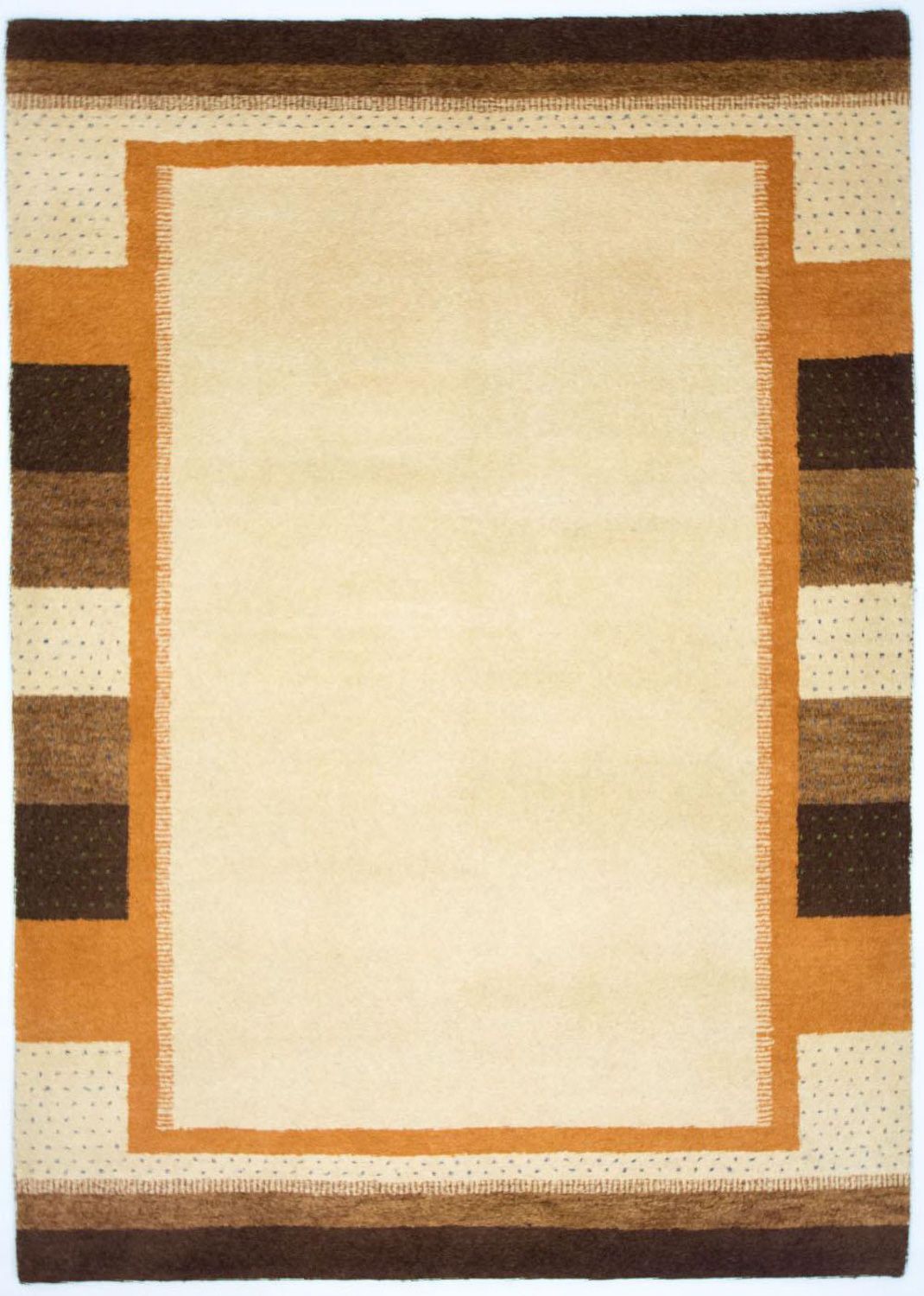 Gabbeh-tæppe - Indus - 243 x 171 cm - beige