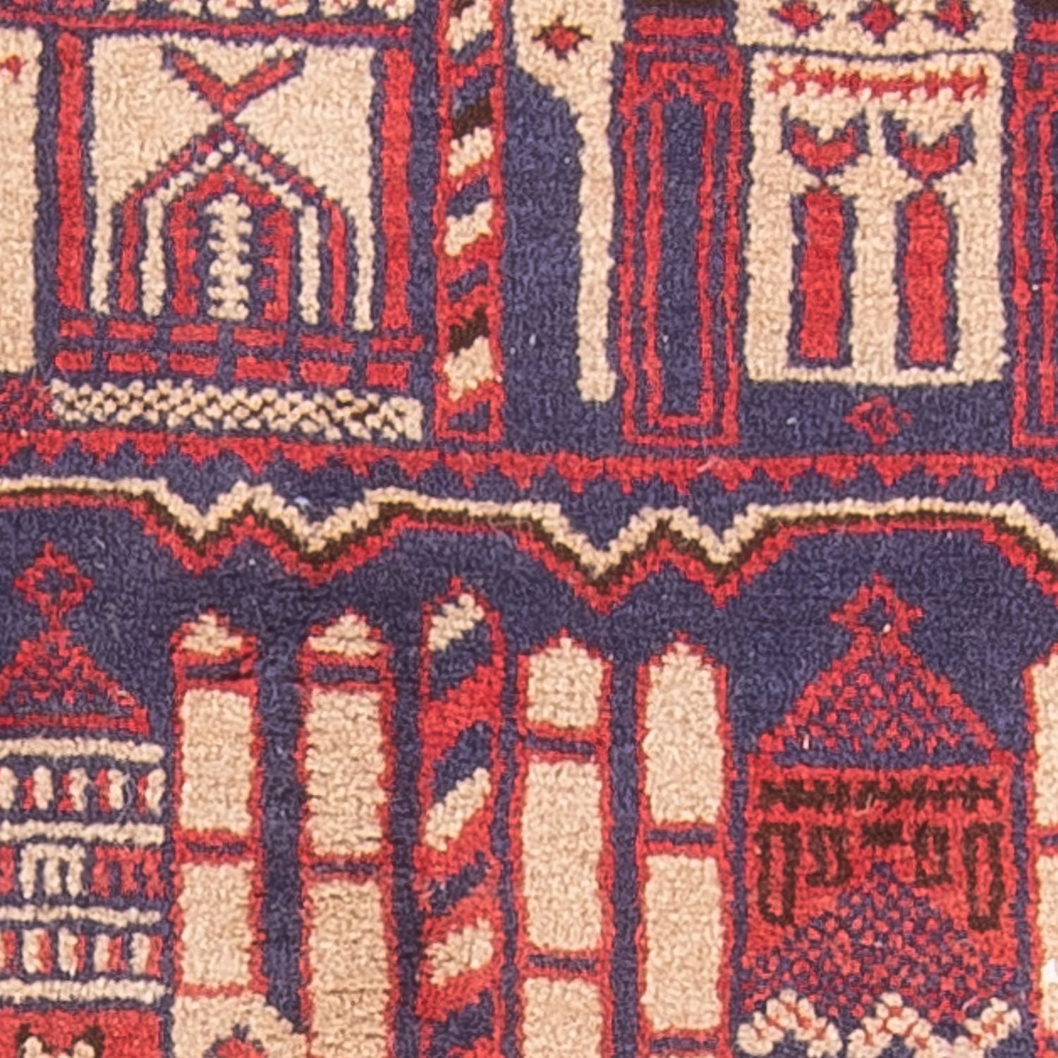 Baluch-tæppe - 145 x 87 cm - flerfarvet
