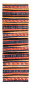 Løber Kelim-tæppe - gammelt - 345 x 130 cm - flerfarvet