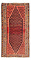 Kelim-tæppe - gammelt - 270 x 145 cm - flerfarvet
