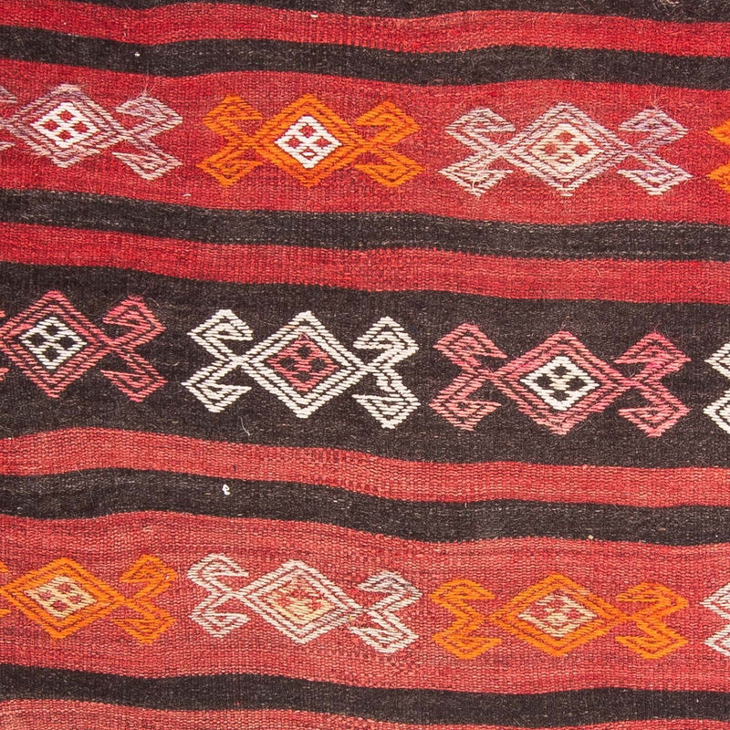 Kelim-tæppe - gammelt - 160 x 115 cm - flerfarvet