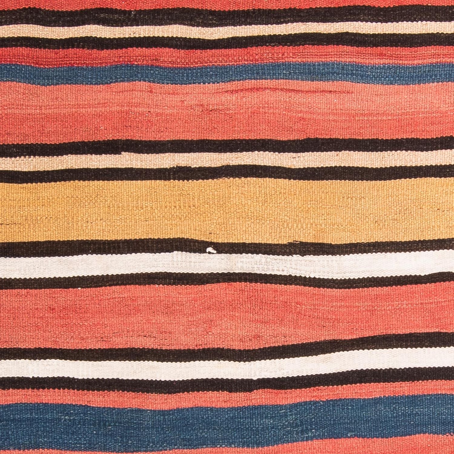 Kelim-tæppe - gammelt firkantet  - 130 x 130 cm - flerfarvet