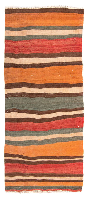 Løber Kelim-tæppe - gammelt - 175 x 75 cm - flerfarvet