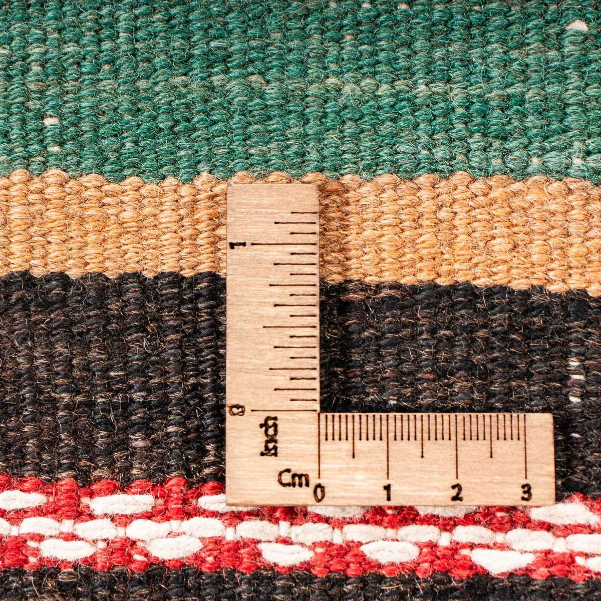 Løber Kelim-tæppe - gammelt - 270 x 145 cm - flerfarvet