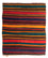 Kelim-tæppe - gammelt - 195 x 160 cm - flerfarvet