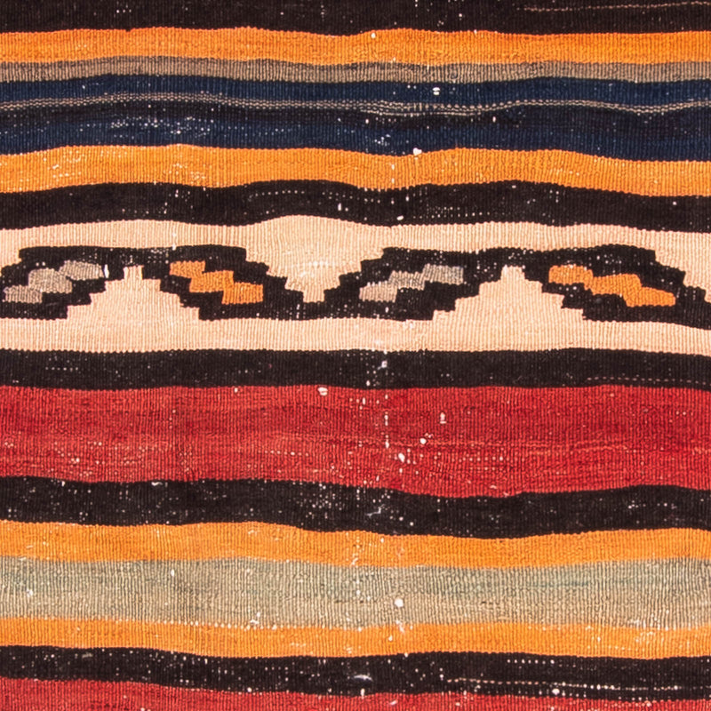 Kelim-tæppe - gammelt - 180 x 125 cm - flerfarvet