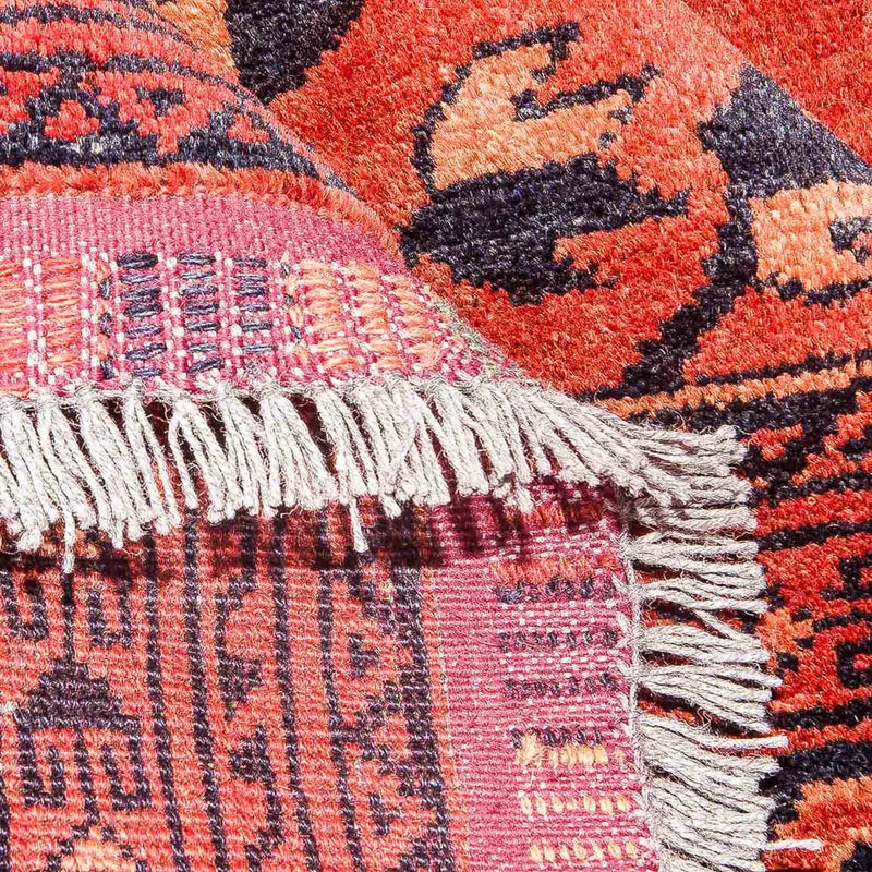 Afghansk tæppe - Kunduz - 275 x 216 cm - rød