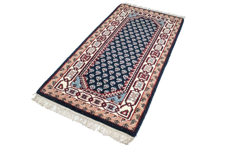 Orientalsk tæppe - 160 x 90 cm - blå