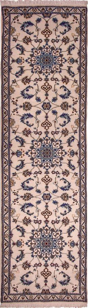 Løber Persisk tæppe - Nain - Royal - 290 x 85 cm - beige