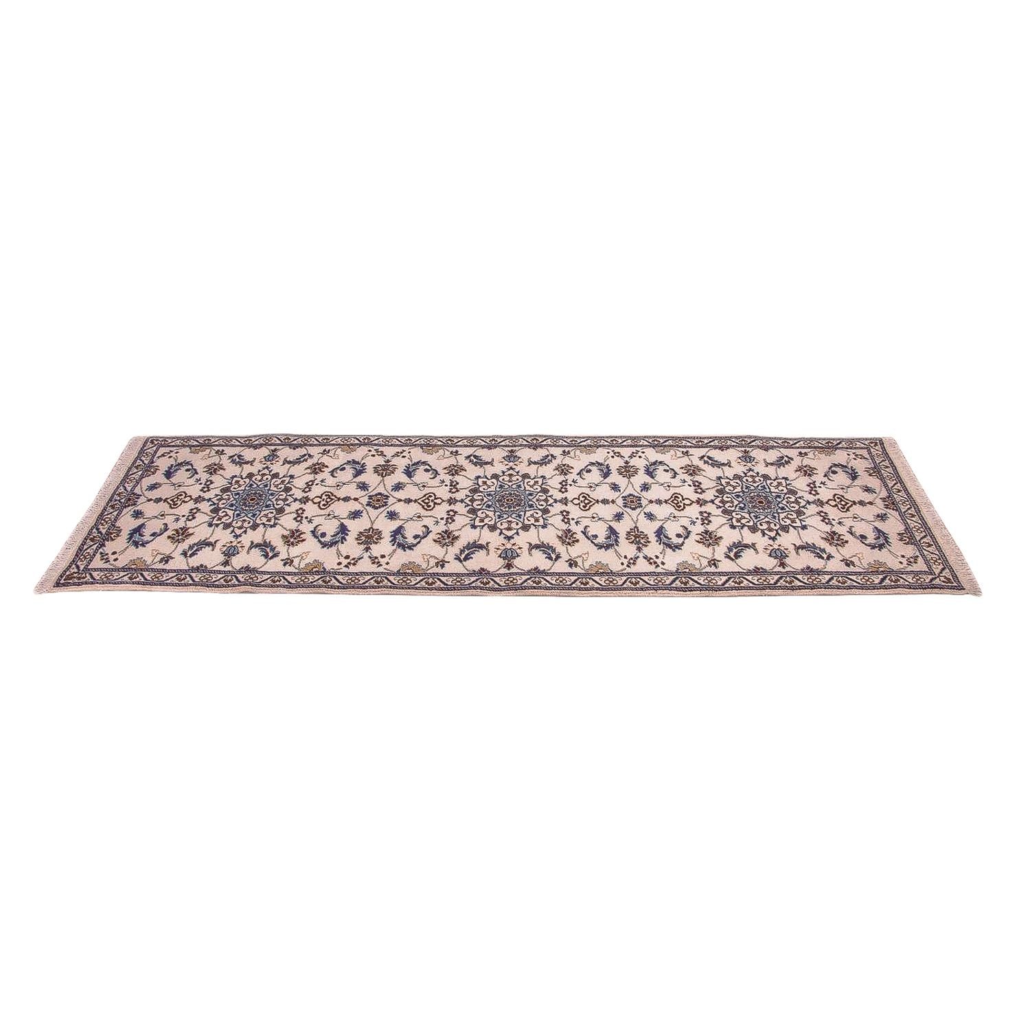 Løber Persisk tæppe - Nain - Royal - 290 x 85 cm - beige