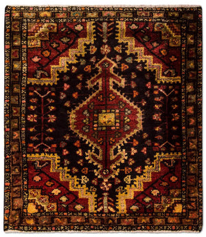 Persisk tæppe - Nomadisk - 86 x 72 cm - blå