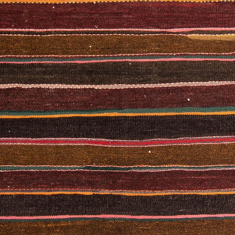 Kelim-tæppe - gammelt - 205 x 170 cm - flerfarvet