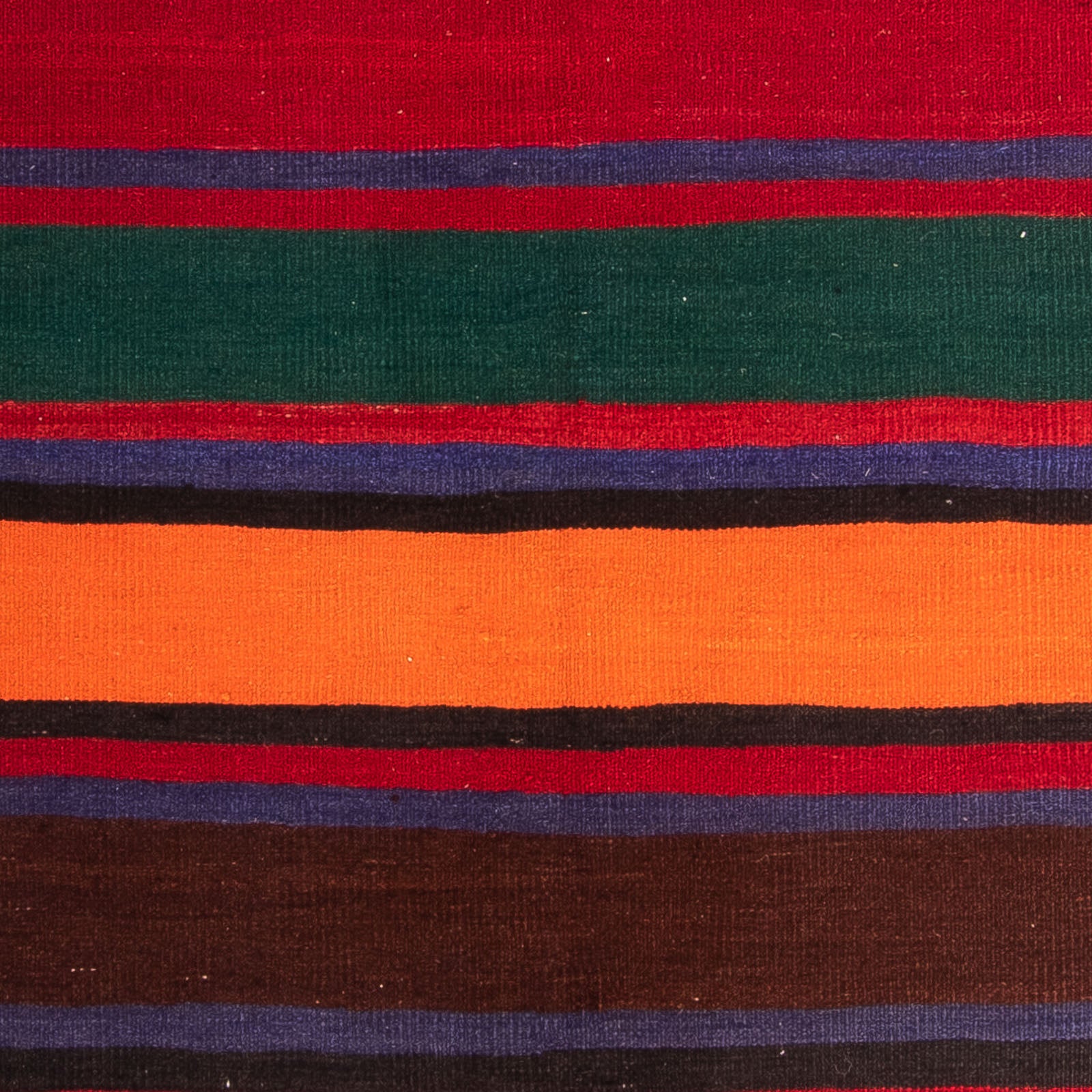 Kelim-tæppe - gammelt - 210 x 180 cm - flerfarvet