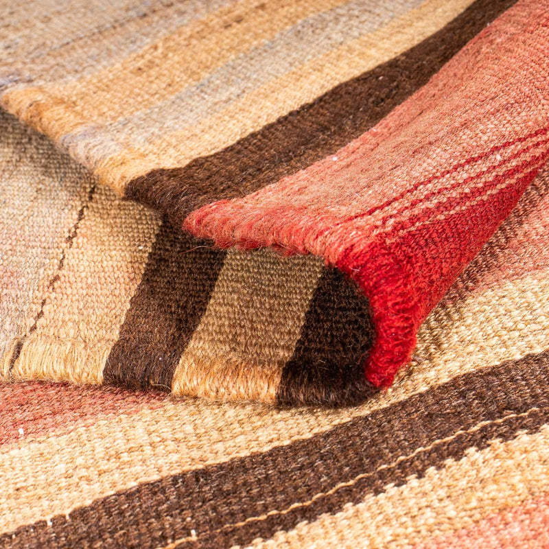 Kelim-tæppe - gammelt firkantet  - 160 x 160 cm - flerfarvet