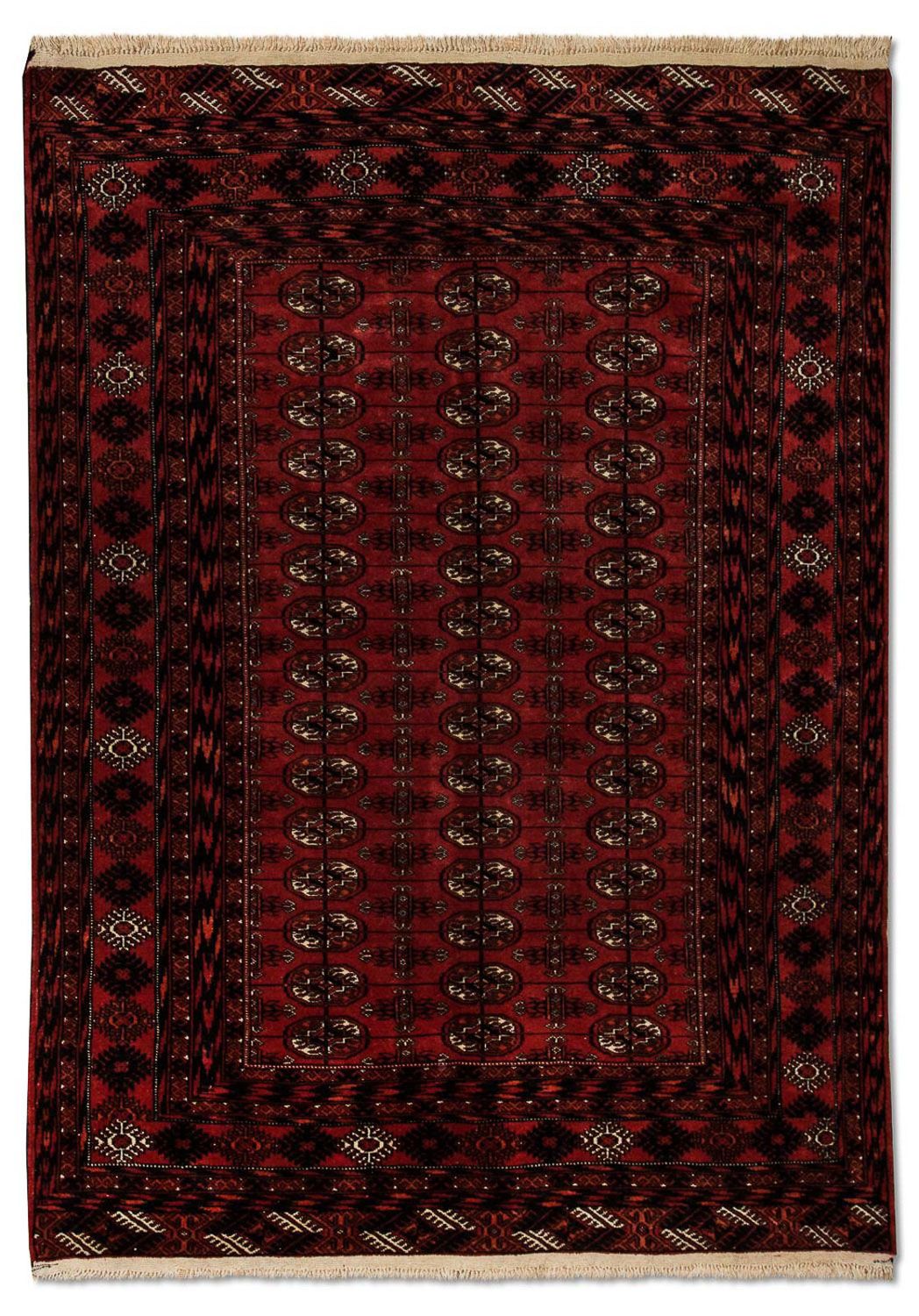 Afghansk tæppe - Bukhara - 164 x 120 cm - rød