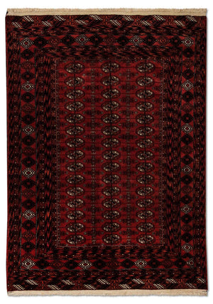 Afghansk tæppe - Bukhara - 164 x 120 cm - rød