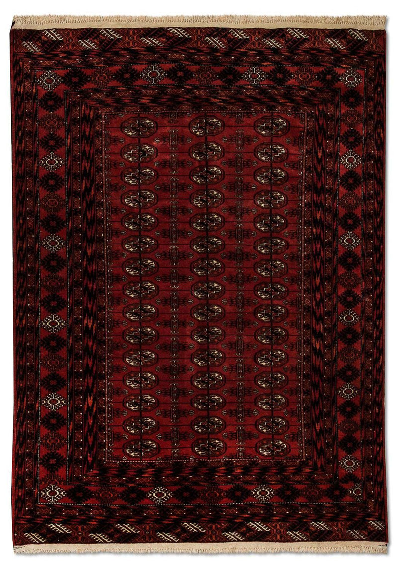 Afghansk tæppe - Bukhara - 164 x 120 cm - rød