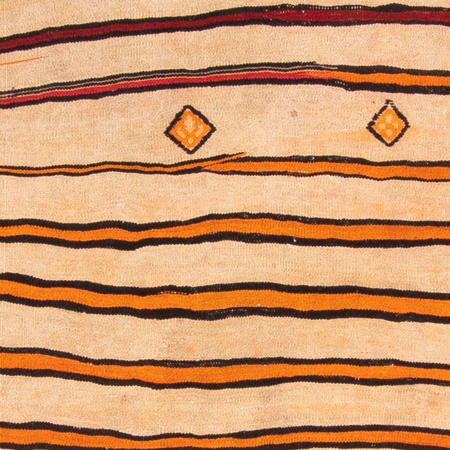 Kelim-tæppe - gammelt firkantet  - 150 x 147 cm - flerfarvet