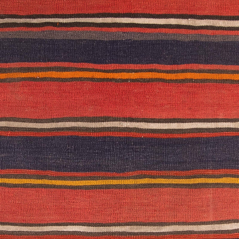 Kelim-tæppe - gammelt - 205 x 150 cm - flerfarvet