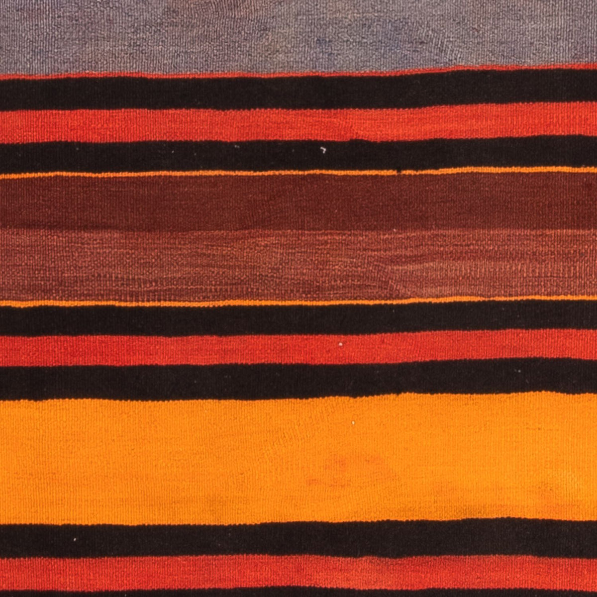 Kelim-tæppe - gammelt firkantet  - 150 x 135 cm - flerfarvet