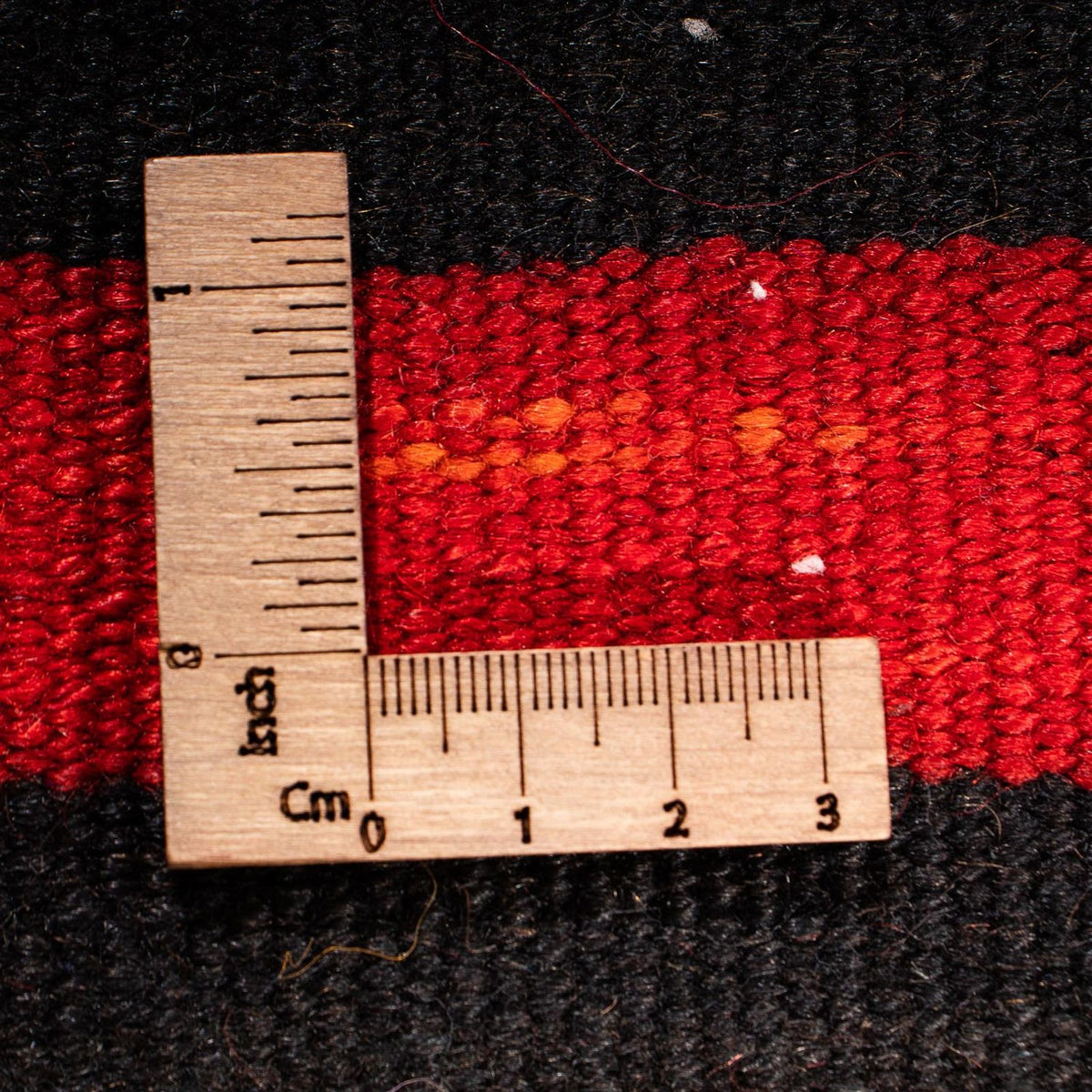 Kelim-tæppe - gammelt firkantet  - 150 x 135 cm - flerfarvet