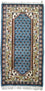 Orientalsk tæppe - 160 x 90 cm - lyseblå