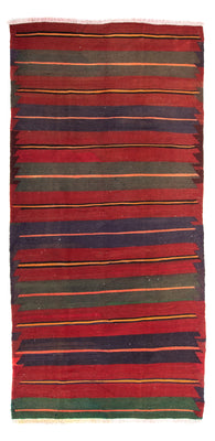 Løber Kelim-tæppe - gammelt - 325 x 135 cm - flerfarvet