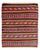 Kelim-tæppe - gammelt firkantet  - 180 x 150 cm - flerfarvet