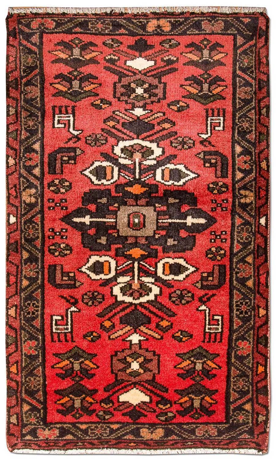 Persisk tæppe - Nomadisk - 102 x 61 cm - rød