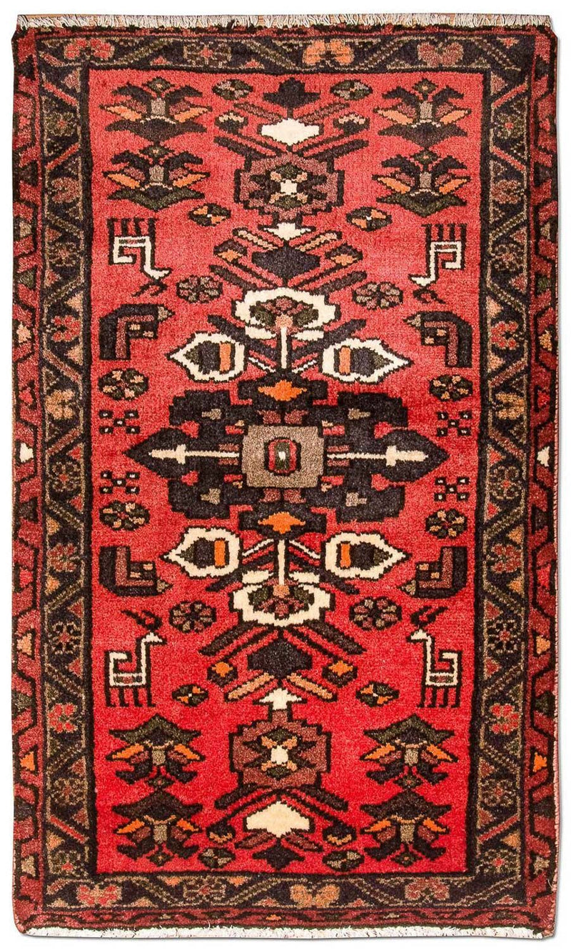 Persisk tæppe - Nomadisk - 102 x 61 cm - rød