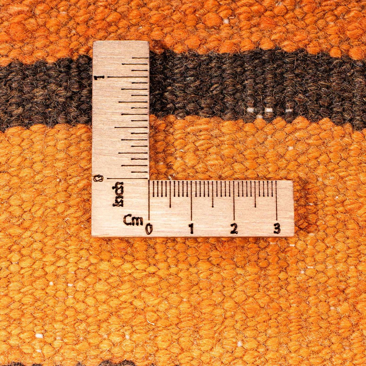 Kelim-tæppe - gammelt firkantet  - 185 x 160 cm - flerfarvet