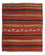 Kelim-tæppe - gammelt firkantet  - 185 x 160 cm - flerfarvet