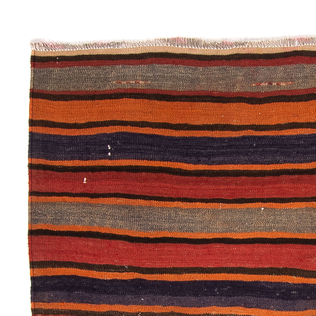 Kelim-tæppe - gammelt firkantet  - 185 x 160 cm - flerfarvet