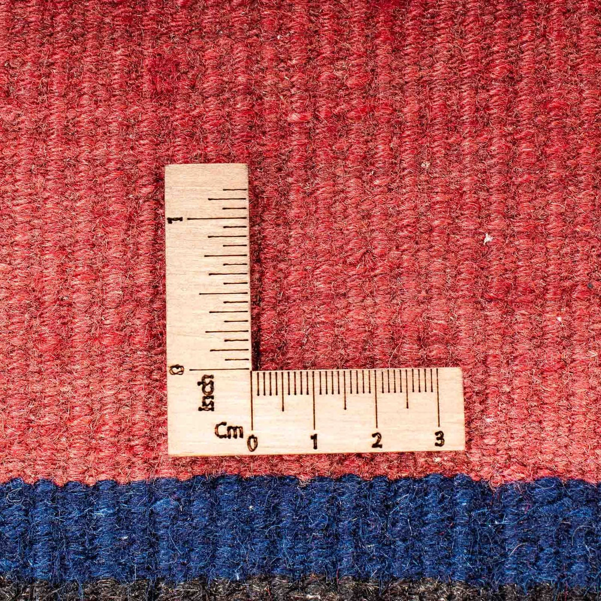 Kelim-tæppe - gammelt - 210 x 155 cm - flerfarvet