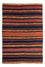 Kelim-tæppe - gammelt - 210 x 155 cm - flerfarvet