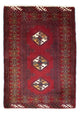 Turkaman-tæppe 90x76cm - Persisk tæppe
