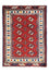 Turkaman-tæppe - 91 x 70 cm - rød
