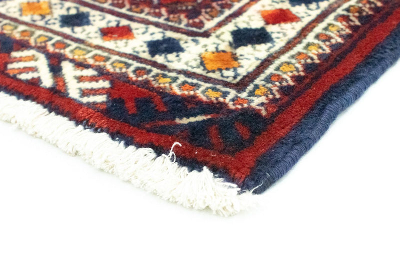 Turkaman-tæppe - 91 x 70 cm - rød