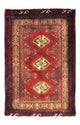 Turkaman-tæppe 85x60cm - Persisk tæppe