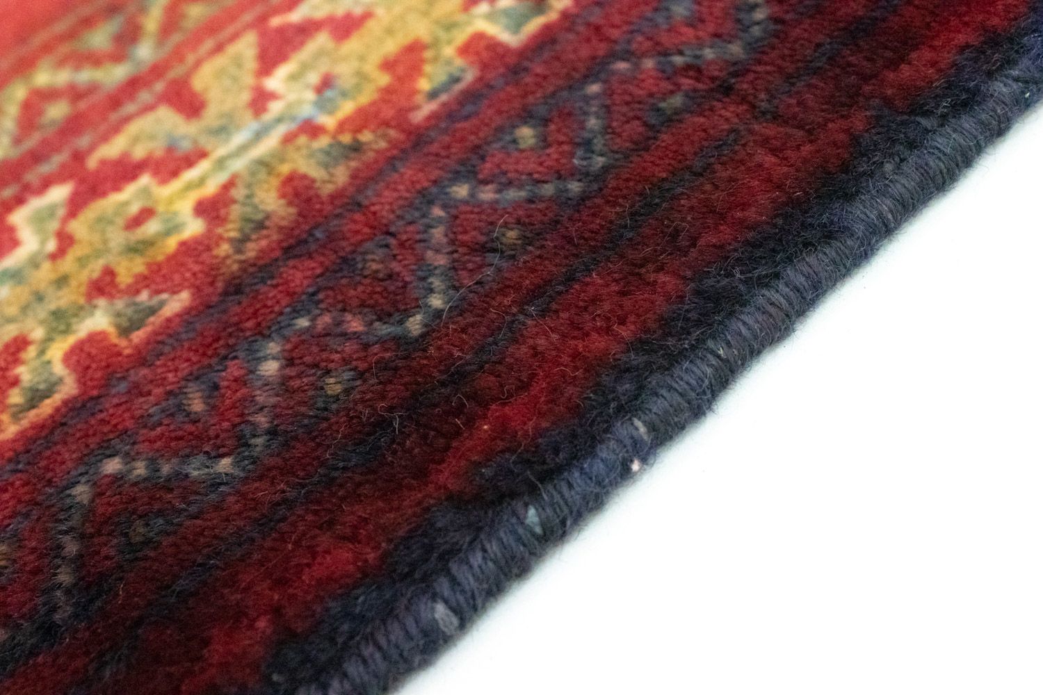 Turkaman-tæppe - 85 x 60 cm - rød