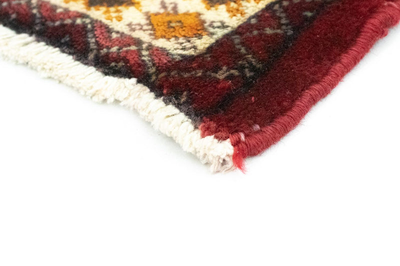 Turkaman-tæppe - 87 x 64 cm - rød